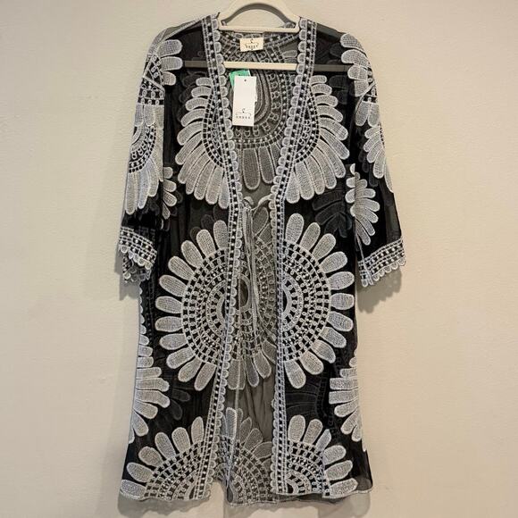 Ember 3X Women’s Swim Cover Up Kimono - Picture 1 of 4